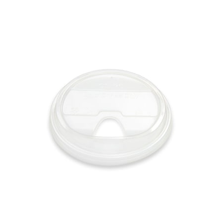 Planet+ PLA Clear Strawless Sip Lid fits 9-24oz PLA Cup, 1000PK PLA-SPL